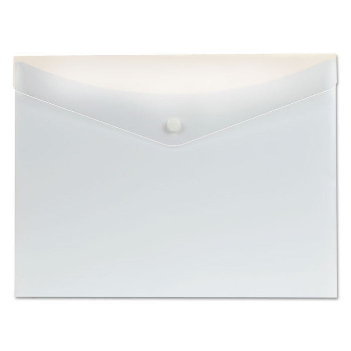 Poly Snap Envelope, Snap Closure, 8.5 x 11, White