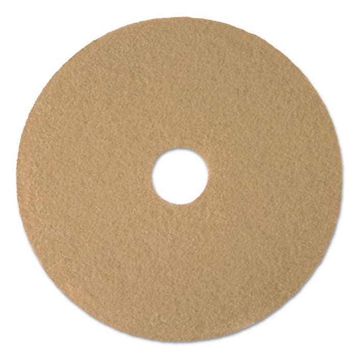 Aqua Burnishing Floor Pads, 21" Diameter, 5/Carton