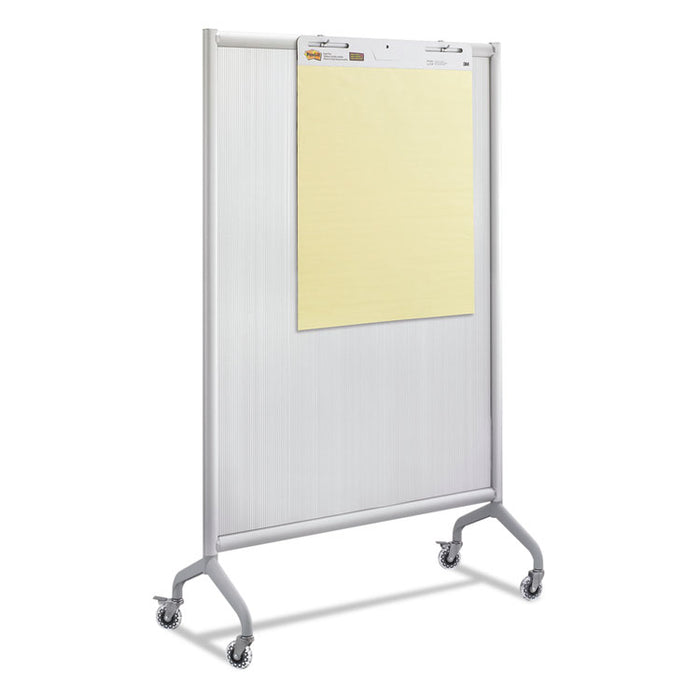 Rumba Whiteboard Screen Accessories, For Safco Rumba Whiteboard Collaboration Screen, Tablet Hooks, Silver, 2/Pack