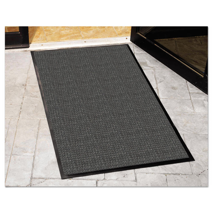 WaterGuard Wiper Scraper Indoor Mat, 36 x 60, Charcoal