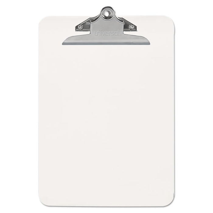 Plastic Clipboard with High Capacity Clip, 1.25" Clip Capacity, Holds 8.5 x 11 Sheets, Clear