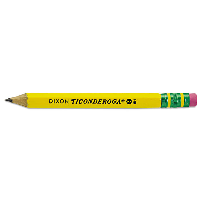 Golf Pencils, HB (#2), Black Lead, Yellow Barrel, 72/Box