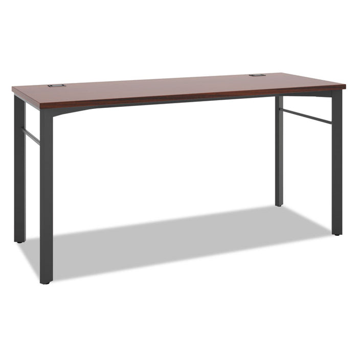 Manage Series Desk Table, 60w x 23.5d x 29.5h, Chestnut