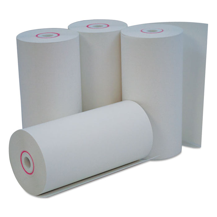 Direct Thermal Print Paper Rolls, 0.38" Core, 4.38" x 127ft, White, 50/Carton