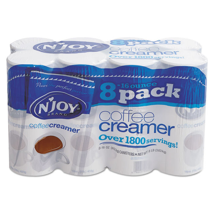 Non-Dairy Coffee Creamer, 16 oz Canister, 8/Carton