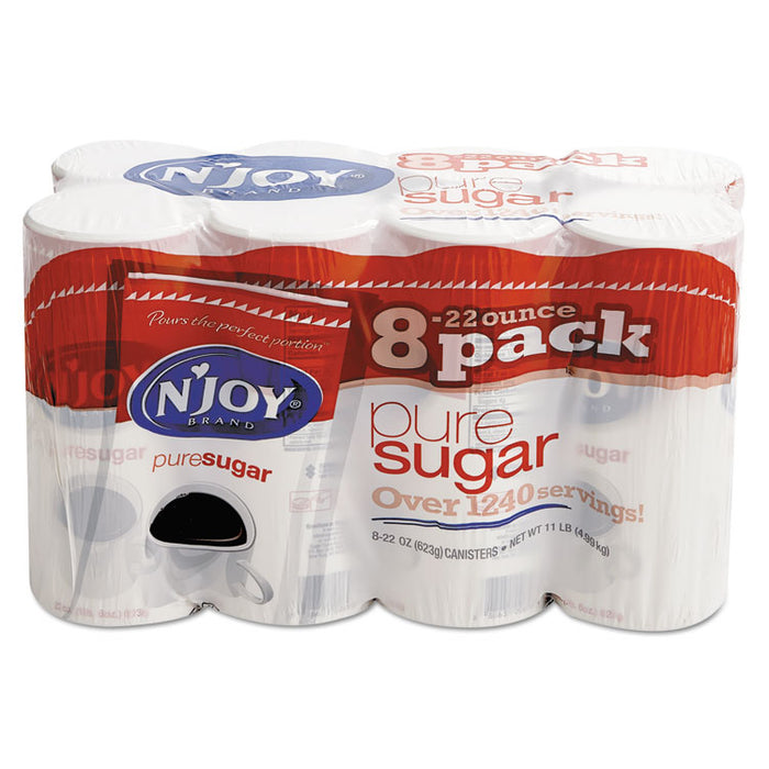 Pure Sugar Cane, 22 oz Canisters, 8/Carton