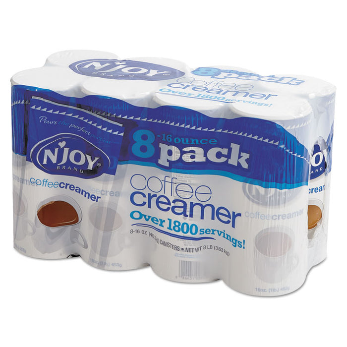 Non-Dairy Coffee Creamer, 16 oz Canister, 8/Carton