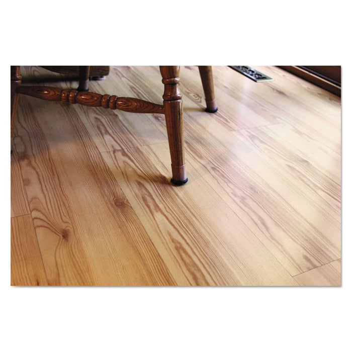 Like New Solutions, Floor Savers, Round, 1.5" Diameter, Clear/Gray, 8/Pack