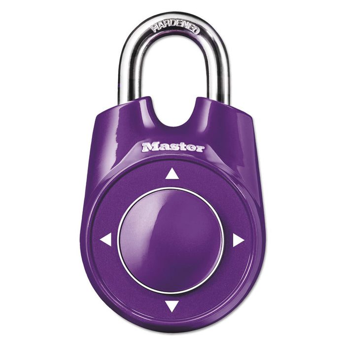 Speed Dial Set-Your-Own Combination Lock, 2" Wide, Assorted