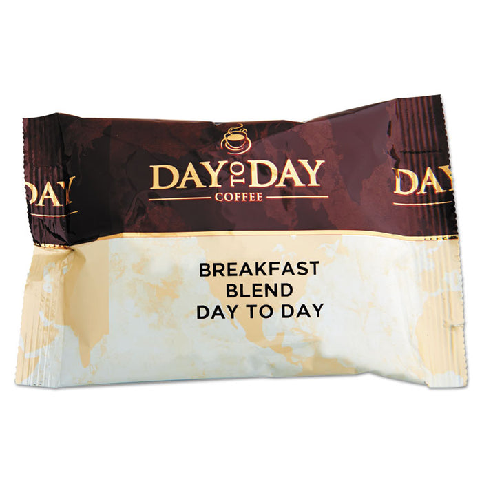 100% Pure Coffee, Breakfast Blend, 1.5 oz Pack, 42 Packs/Carton