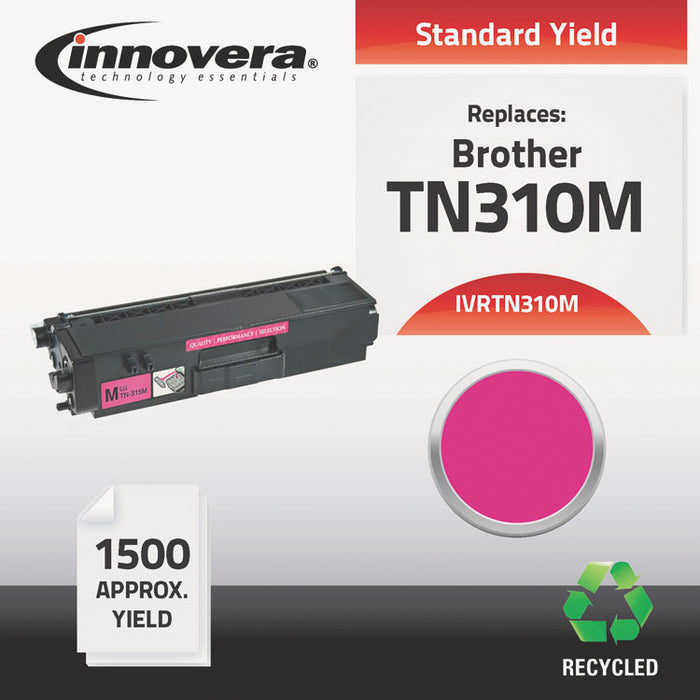 Remanufactured Magenta Toner, Replacement for TN310M, 1,500 Page-Yield