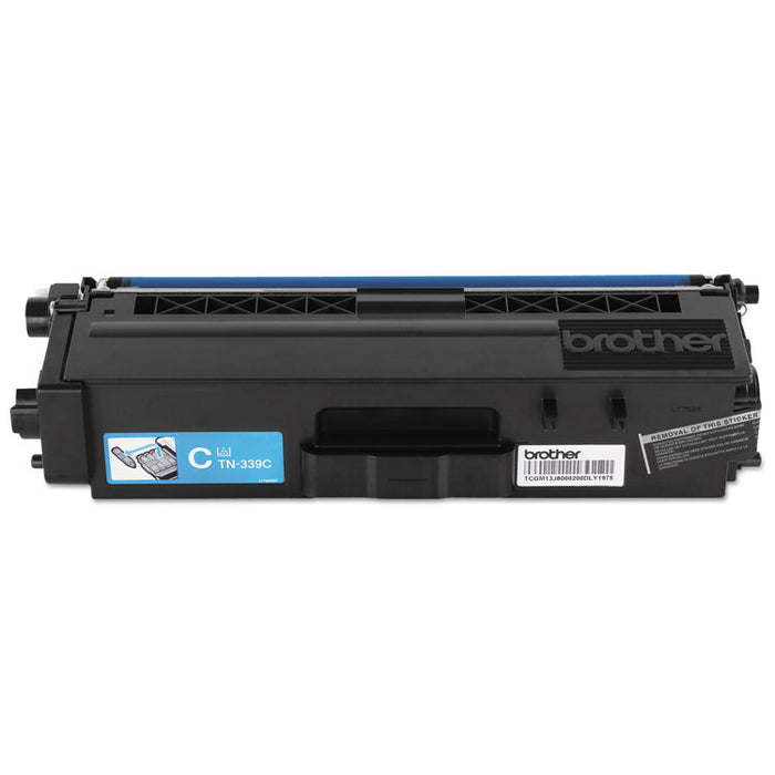 TN339C Super High-Yield Toner, 6,000 Page-Yield, Cyan
