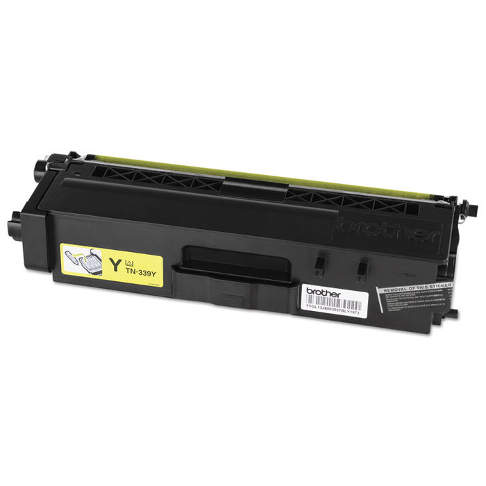 TN339Y Super High-Yield Toner, 6000 Page-Yield, Yellow