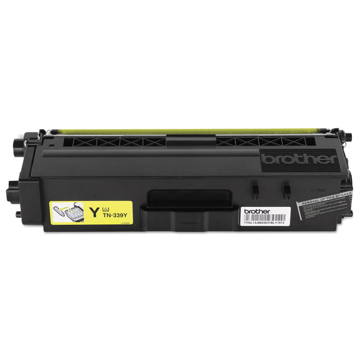 TN339Y Super High-Yield Toner, 6000 Page-Yield, Yellow