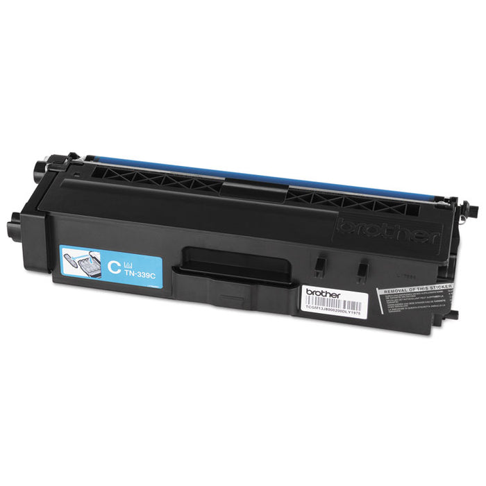 TN339C Super High-Yield Toner, 6,000 Page-Yield, Cyan