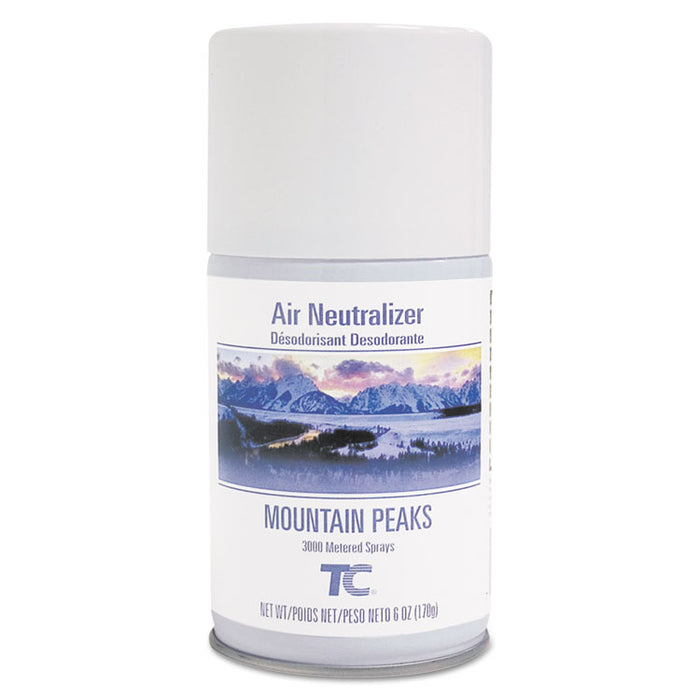 TC Standard Aerosol Refill, Mountain Peaks, 6 oz, 12/Carton