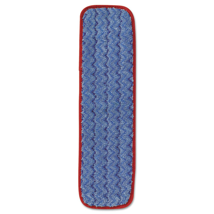 Microfiber Wet Mopping Pad, 18.5" x 5.5" x 0.5", Red