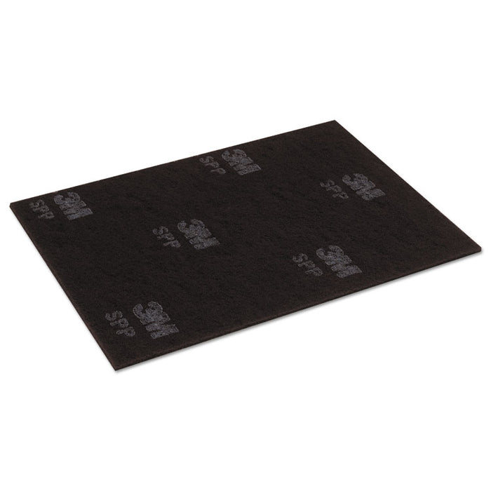 Surface Preparation Pad Sheets, 12" x 18", Maroon, 10/Carton