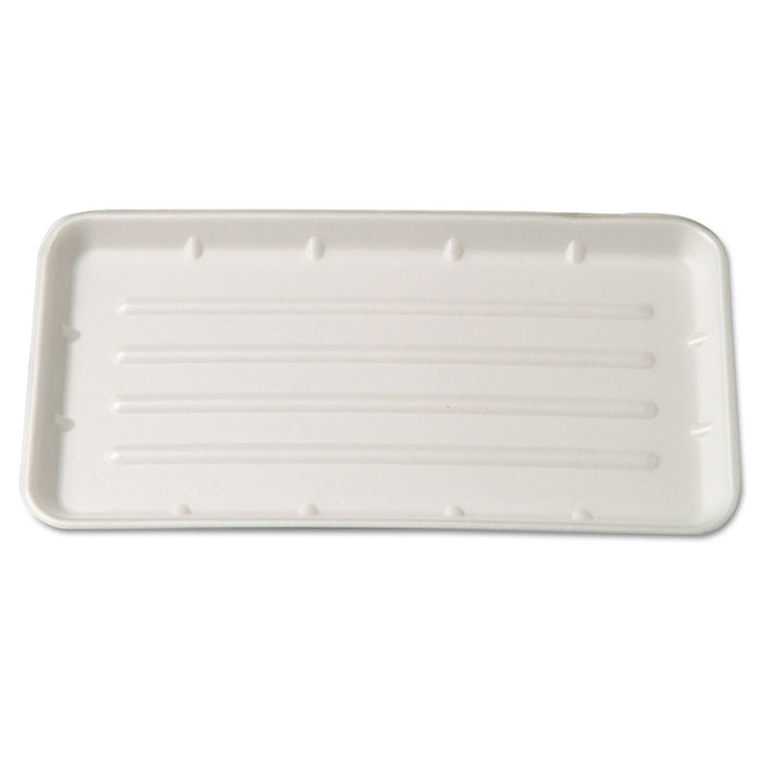 Supermarket Tray, Foam, Yellow, 8 x 14-3/4, 125/Bag, 2 Bags/Carton