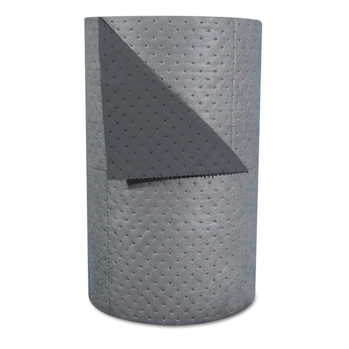 High-Traffic Series Sorbent-Pad Roll, 63gal, 30" x 300ft, Gray, 100/Pack