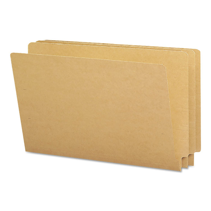 Kraft End Tab Folders, 9.5" Front, Straight Tab, Legal Size, Kraft, 50/Box