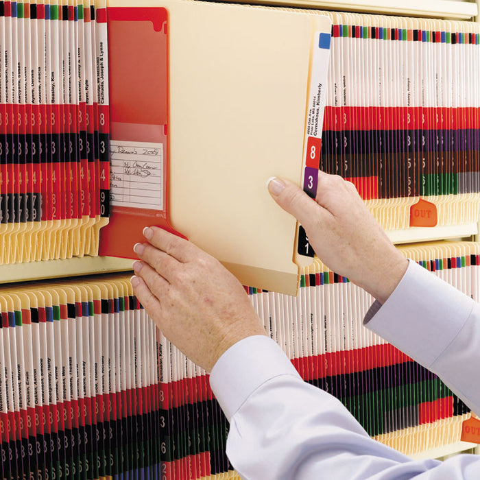 TUFF Laminated 2-Fastener Folders with Reinforced Tab, Straight Tab, Letter Size, Manila, 50/Box