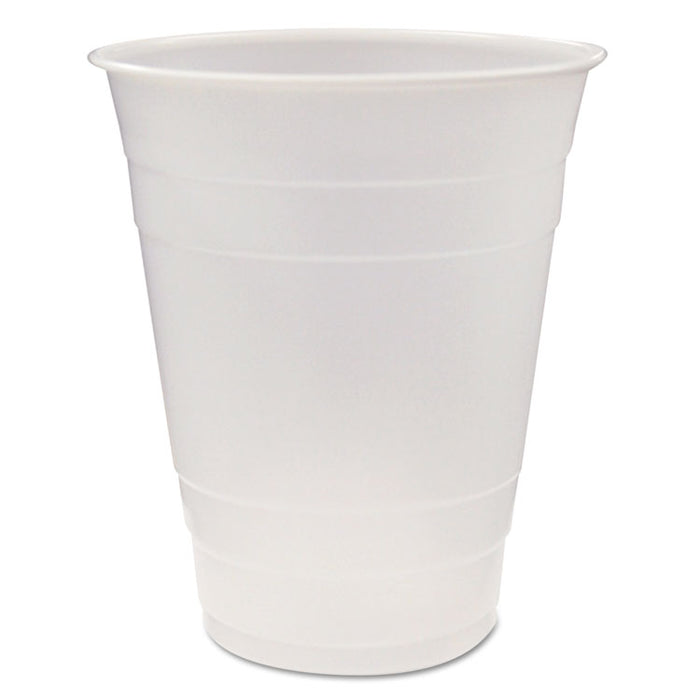 Translucent Drink Cups, 16 oz, Clear, 80/Pack, 12 Packs/Carton
