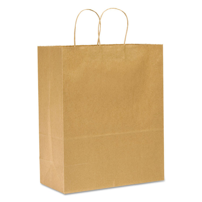Shopping Bags, 13" x 17", Kraft, 250/Carton