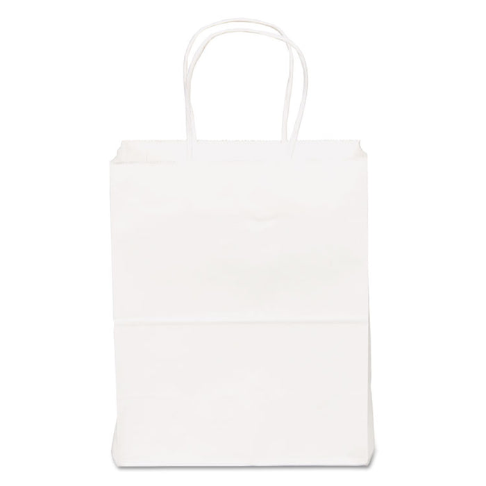 Shopping Bags, 8" x 10.25", White, 250/Carton