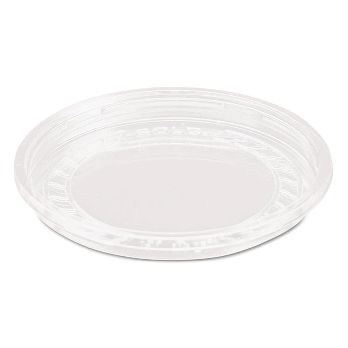 Bare Eco-Forward RPET Deli Container Lids, Recessed Lid, Fits 8 oz, Clear, Plastic, 50/Pack, 10 Packs/Carton