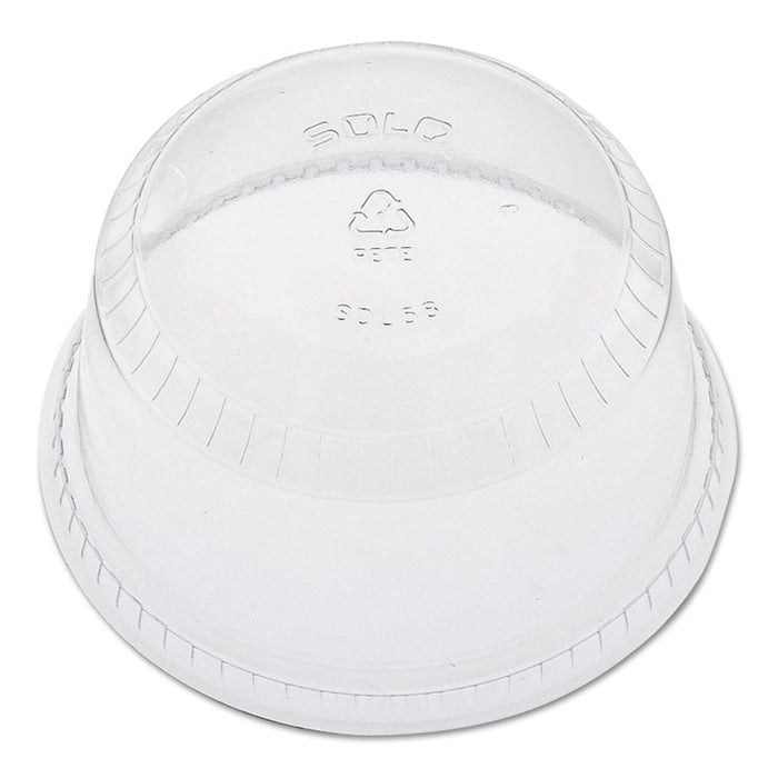 Flat-Top Dome Cup Lids, Plastic, Fits 12-14, 20oz Cups, 50/Pack 20 Packs/Carton
