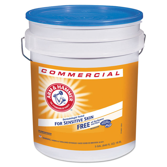 HE Compatible Liquid Detergent, Unscented, 5 gal Pail