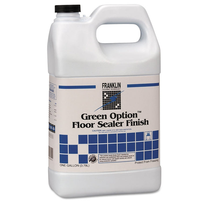 Green Option Floor Sealer/Finish, 1 gal Bottle, 4/Carton