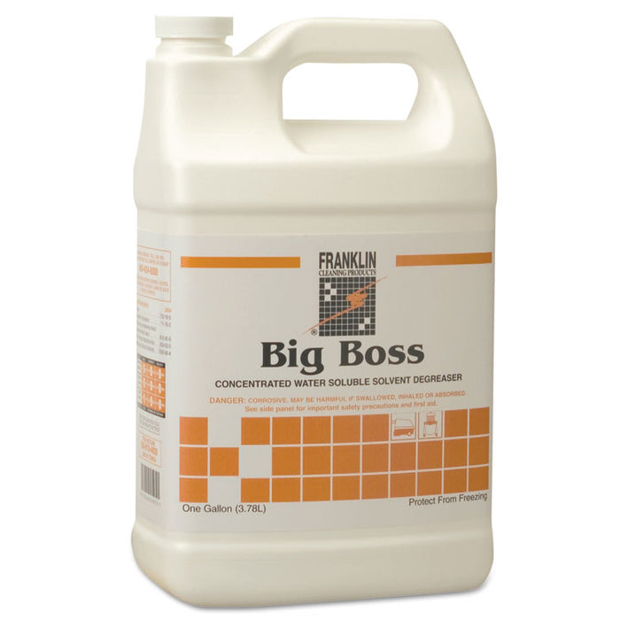 Big Boss Concentrated Degreaser, Sassafras Scent, 1gal Bottle, 4/Carton
