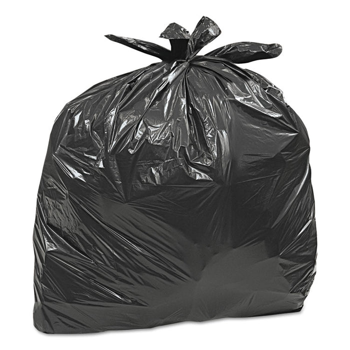 Large Trash Bags, 33 gal, 0.75 mil, 32.5" x 40", Black, 50/Box