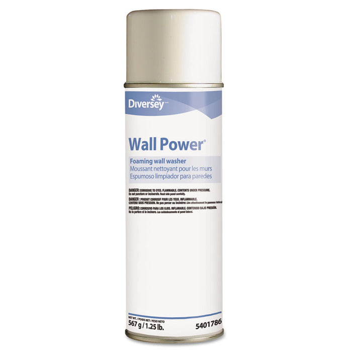 Wall Power Foaming Wall Washer, 20 oz Can, 12/Carton