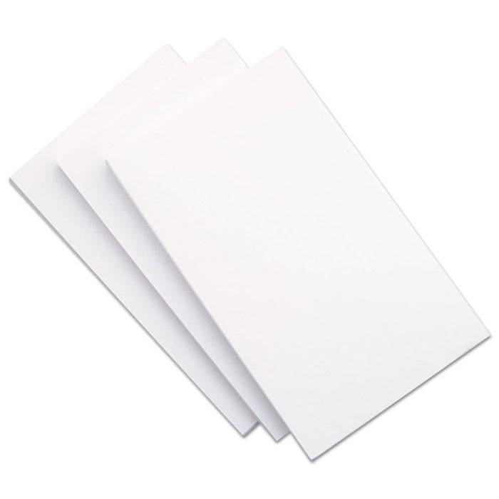Unruled Index Cards, 4 x 6, White, 500/Pack