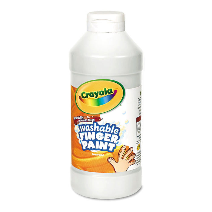 Washable Fingerpaint, White, 16 oz Bottle