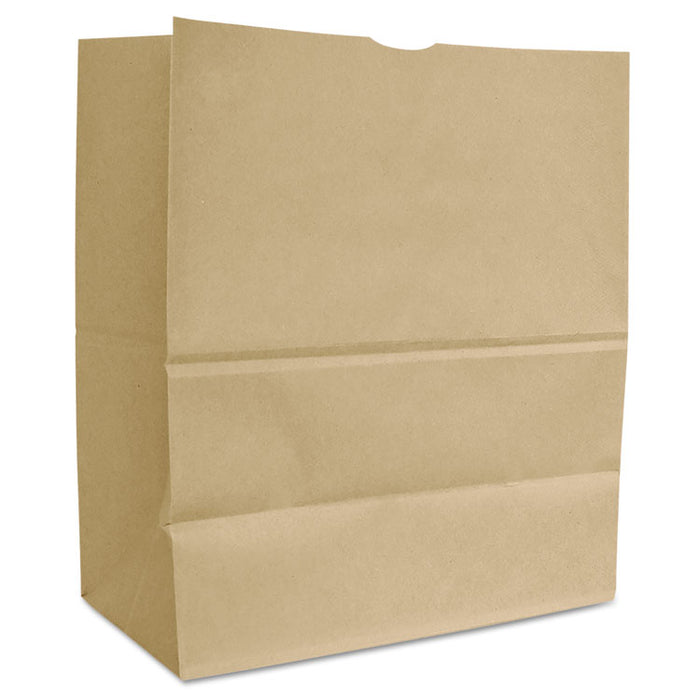Grocery Paper Bags, 66 lbs Capacity, 1/6 BBL, 12"w x 7"d x 17"h, Kraft, 500 Bags