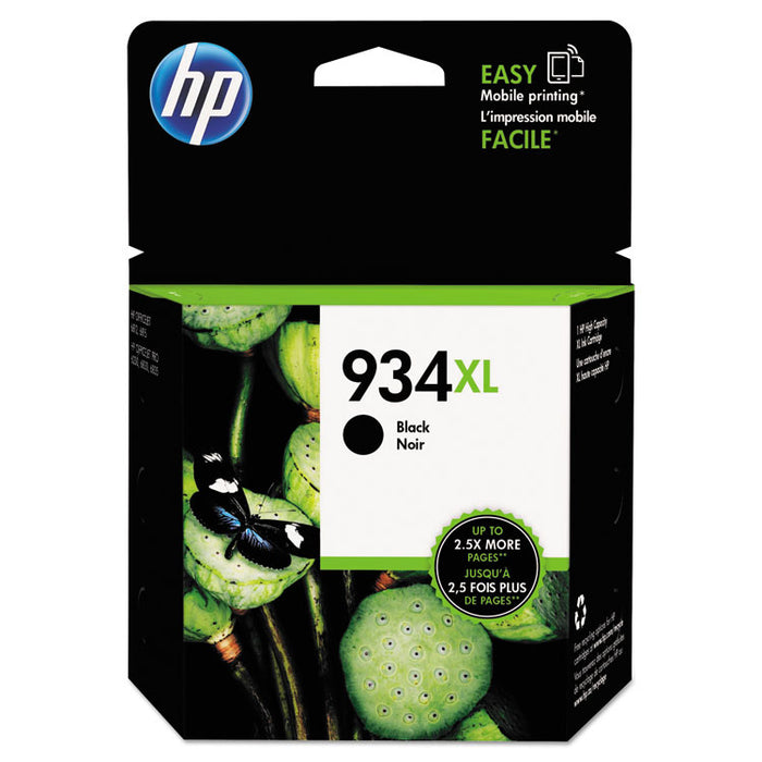 HP 934XL, (C2P23AN) High Yield Black Original Ink Cartridge