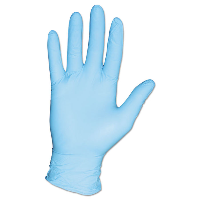 DiversaMed Disposable Powder-Free Exam Nitrile Gloves, Large, Blue, 50/Box