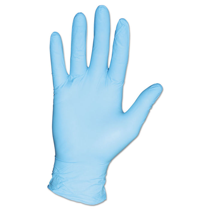 DiversaMed Disposable Powder-Free Exam Nitrile Gloves, Large, Blue, 50/Box