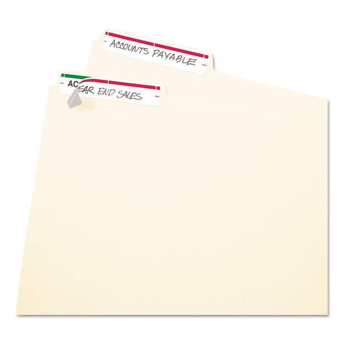 Printable 4" x 6" - Permanent File Folder Labels, 0.69 x 3.44, White, 7/Sheet, 36 Sheets/Pack, (5201)