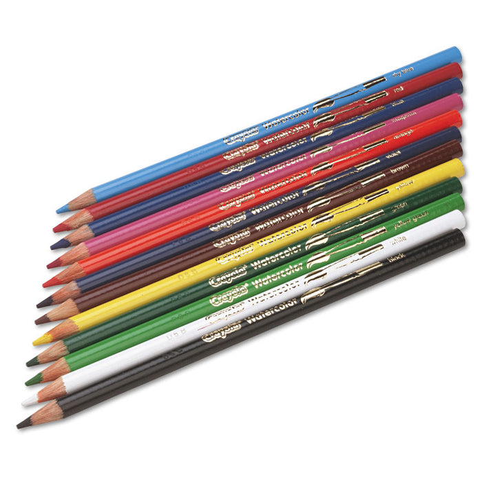 Watercolor Pencil Classpack Set, 3.3 mm, 2B (#1), Assorted Lead/Barrel Colors, 240/Pack