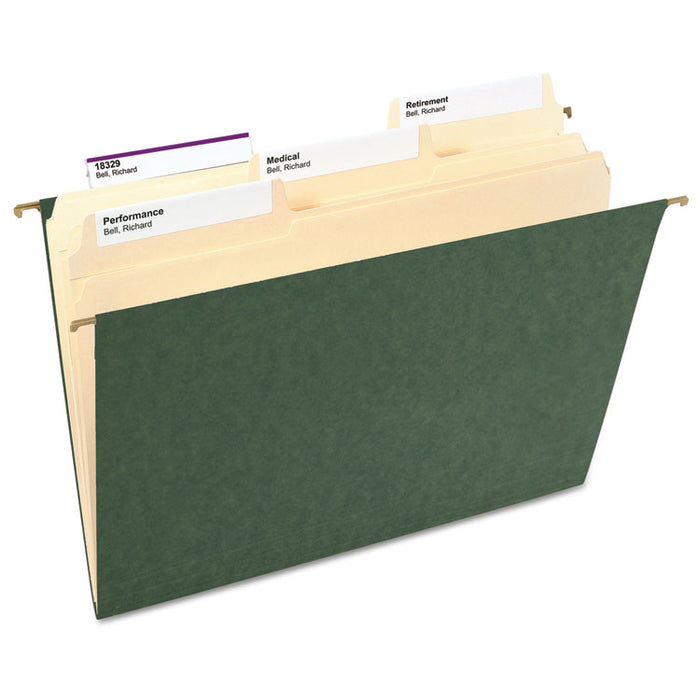 Hanging Folders, Letter Size, Standard Green, 25/Box