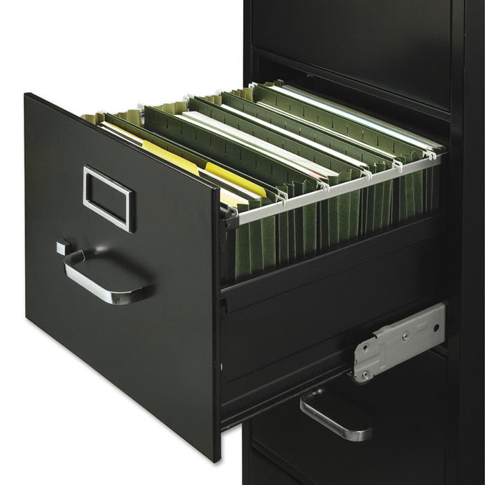 Hanging Pockets with Full-Height Gusset, 1 Section, 1.75" Capacity, Letter Size, Straight Tabs, Standard Green, 25/Box