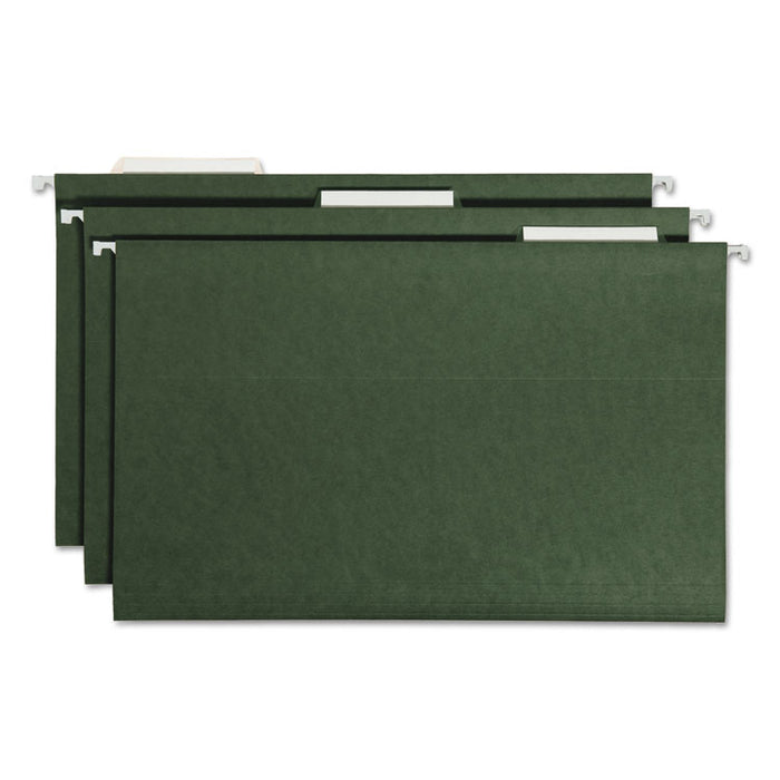 Hanging Folders, Legal Size, 1/3-Cut Tabs, Standard Green, 25/Box