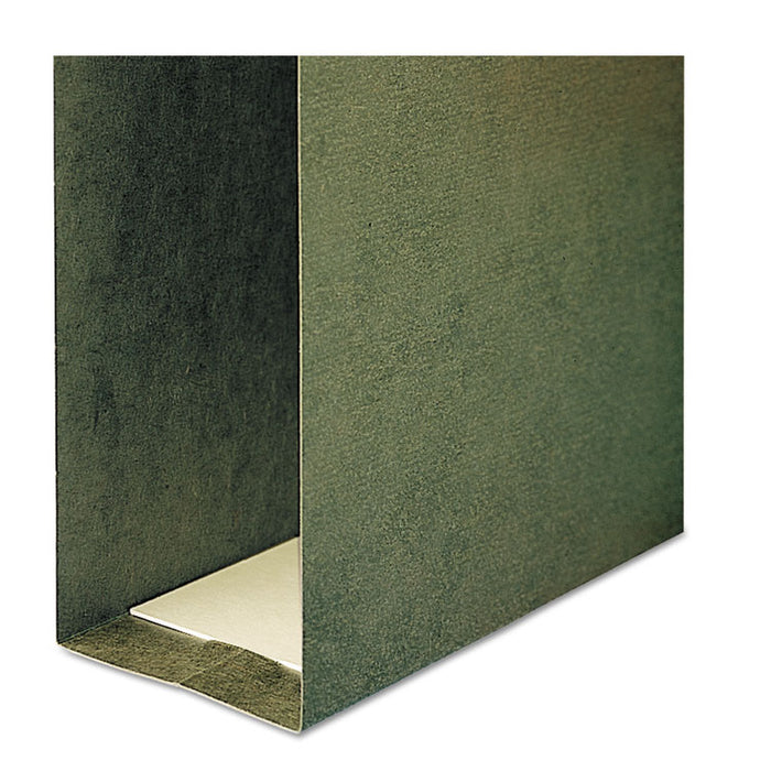 Box Bottom Hanging File Folders, Letter Size, Standard Green, 25/Box