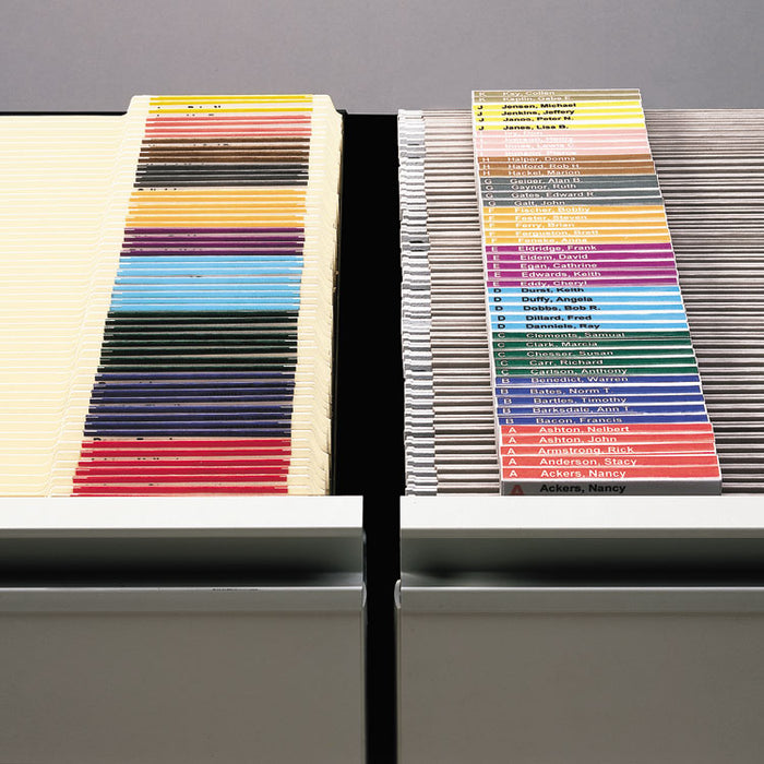 Viewables Hanging Folder Tabs and Labels, Label Pack Refill, 1/3-Cut, Assorted Colors, 3.5" Wide, 160/Pack