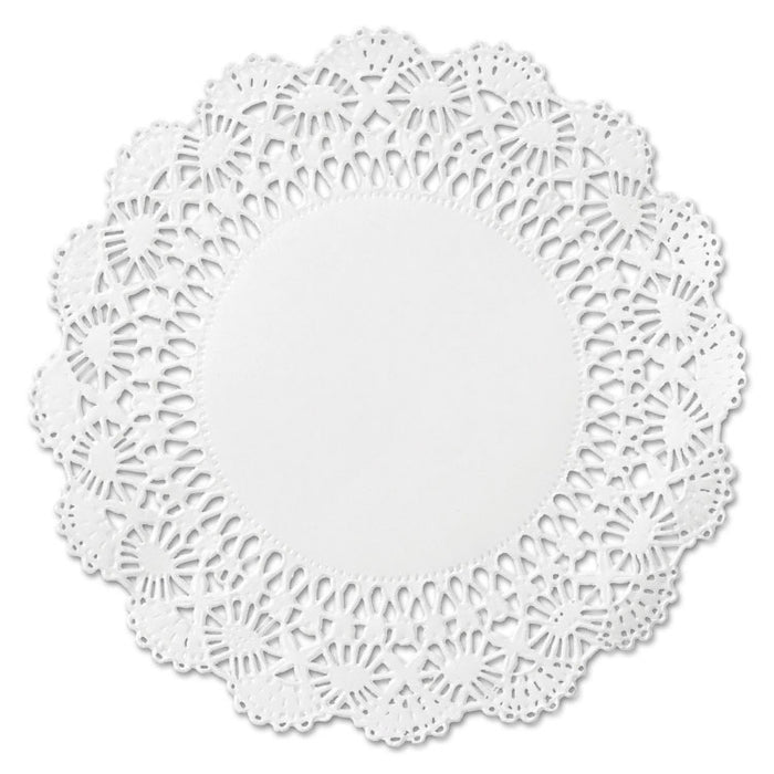 Cambridge Lace Doilies, Round, 12", White, 1000/Carton
